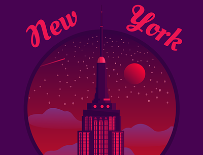 New York illustration vector
