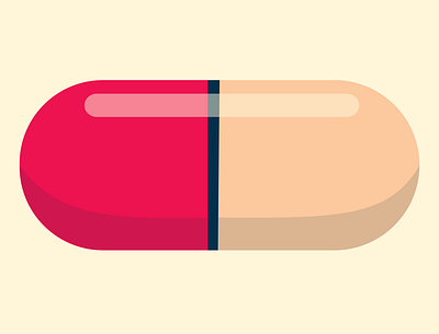 pill illustration vector