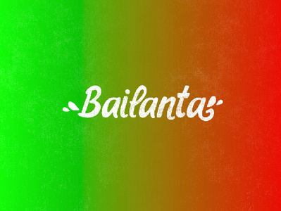 Branding TV channel | Bailanta brand branding channel dance design drops green ident bumper identity latin america lettering logo music red tropical tv