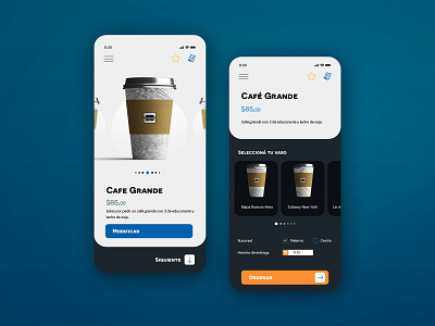 City limits Café app branding cafe coffee design graphic design idea identity logo order prototypes ui ux xd