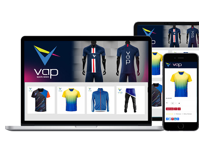 VAP sports wear branding e commerce e commerce website logo ui ux webdesign