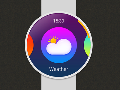 Smartwatch app icon message setting smartwatch store todo weather