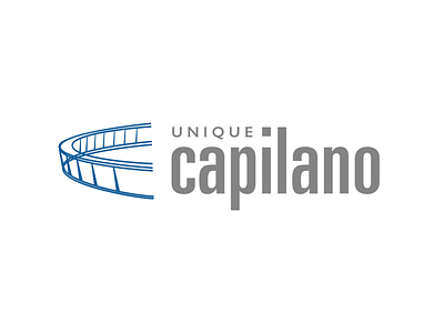 Unique Capilano brand identity building company construction logo logo design maringá