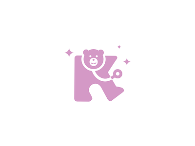 Logo for Dra. Katiuscia Rocha pediatrician drakatiusciarocha initials lettermark logodesign pediatric pediatrician