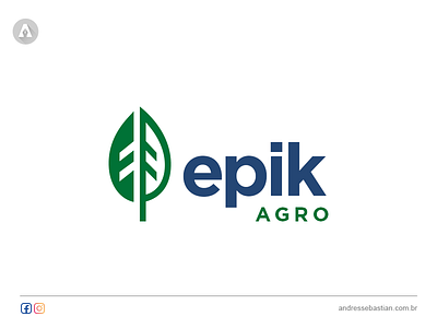 Epik Agro agribusiness agronegocio combinationmark lettermark logo logotipo logotype