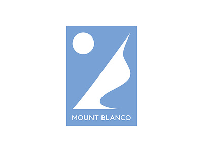 Ski Mountain Logo branding dailylogochallenge design logo logodesign mountblanco skimountain skimountainlogo