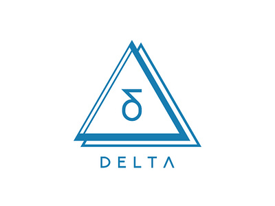 Geometric Logo branding dailylogochallenge delta design geometric geometric logo logo logodesign
