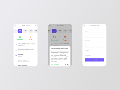 Hello Dribbble!!! Task Managment App