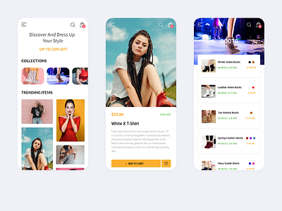 Modern Fashion Shopping app category clean concept ecommerce fashion fashion app ios mobile shopping shopping app ui ux