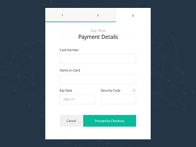 Daily UI 002 - Credit Card Checkout buy card checkout credit design ecommerce order payment sell shop ui widget