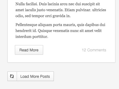 Blog Load More Button