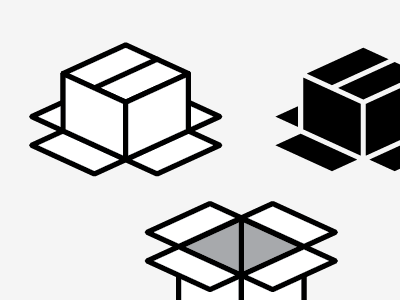 Box Logo Design box branding logo simple