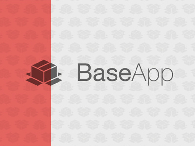 BaseApp Logo box branding logo simple