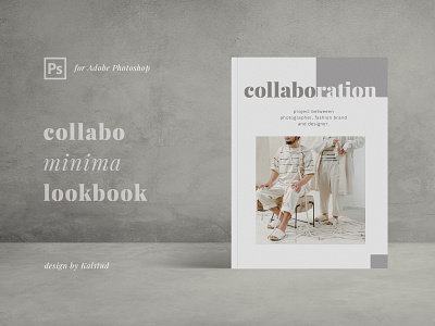 gr collabo front preview design layout layout design look book magazine print ready