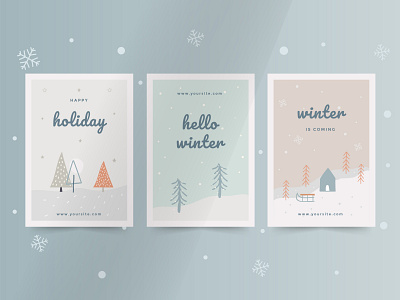 Season Greeting Winter Theme