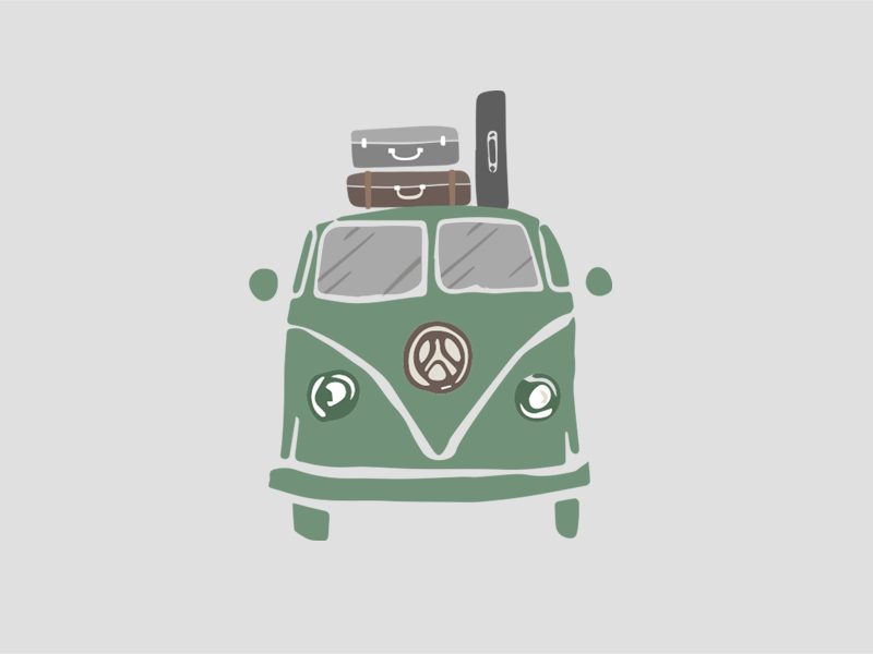 VW Kombi Illustration