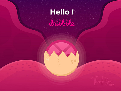 Hello Dribble designs dribbble dribbble invite dribble hello dribble hellodribbble illustration inspiration logo logodesign