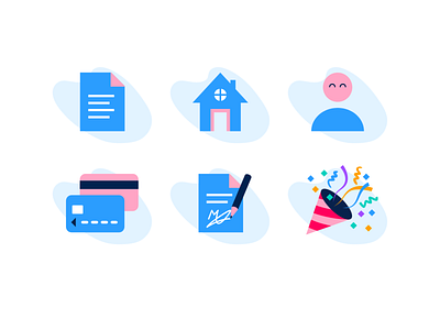 Unkle dashboard icons credit card document home house icon icons iconset party person signature