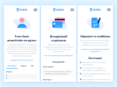 Unkle mobile layout adobe xd guarantor mobile mobile ui mockup product design web design xd