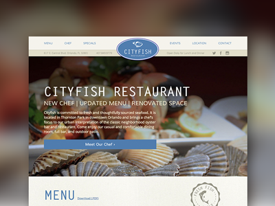 Cityfish Restuarant Website