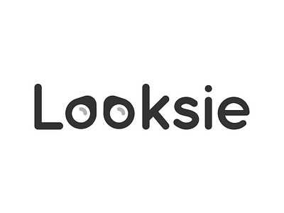 Looksie Logo binoculars illustration logo looksie