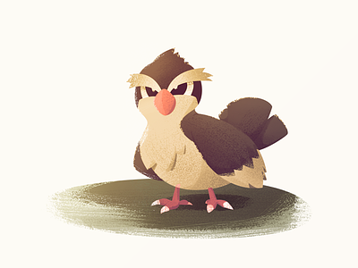 Pidgey bird illustration pidgey pokemon