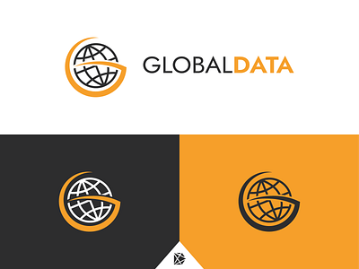 GlobalData Rebranding Design branding design flat logo minimal rebranding vector