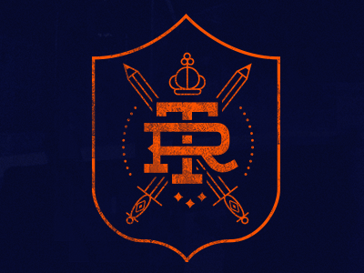Monogram Team Rodriguez heraldry monogram soccer type