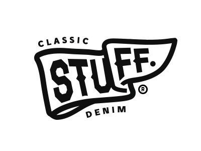 Stuff Skate Shop Classic Denim flag logo skate stuff