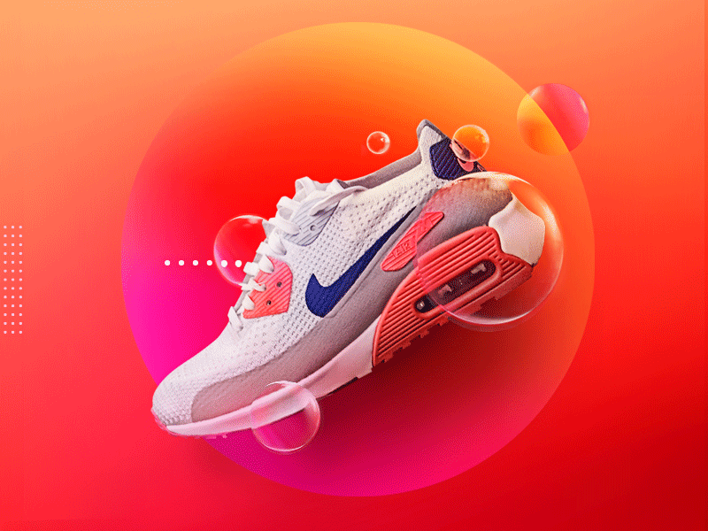 Air Max air airmax design float gradient nike photoshop ps retouch skills sneaker trend