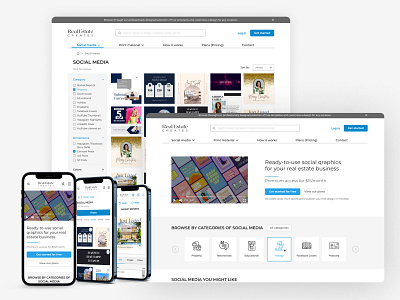 Real Estate Creates design real estate realtors templates ui ux web website