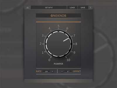 Oneknob pumper & dropdown menu