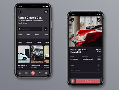 Car Rent App Design Concept app design car car booking car booking app cars classic design mobile mobile app rent rental app ui ux