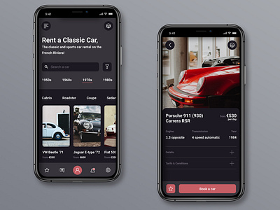 Car Rent App Design Concept