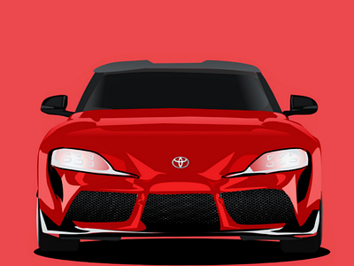 Toyota Supra toyotasupra illustration art