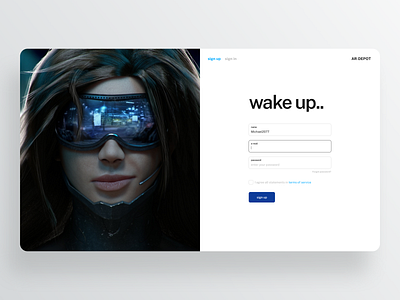 Daily UI — Sign Up