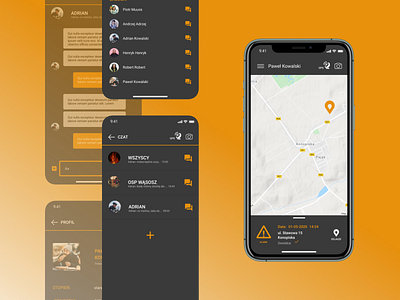 Redesign e-remiza app app design figma fireman mobile ui ux