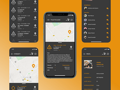 Redesign e-remiza app for firemen