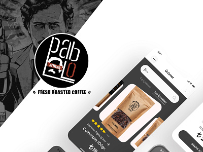 PABLO artisan Coffee design graphic design illustration typography ui ux vector