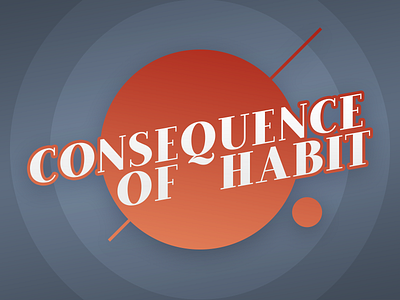 Podcast Covers #5: Consequence of Habit brand brand design brand identity branding podcast podcast art podcast artwork podcast brand podcast cover podcast cover art podcast design podcast logo