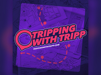 Podcast Covers #10: Tripping With Tripp brand brand identity branding logo podcast podcast art podcast artwork podcast brand podcast cover podcast cover art podcast logo podcasts