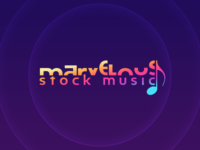 Marvelous Stock Music brand brand design brand identity branding branding design logo logo design logodesign logos logotype youtube