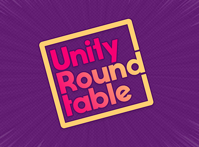 Unity Roundtable brand branding graphic design logo logotype simplistic