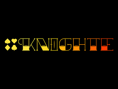 Logo Practice #3: Knighte brand branding logo logotype practice simplistic