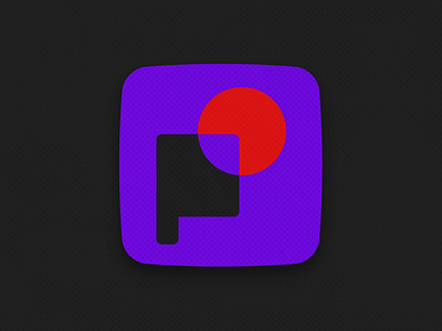 Logo Practice #15: Po brand high contrast icon logo po saturated simple simplistic