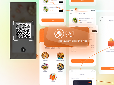 Restaurant Booking App app food graphic design home landing page restaurant ui web