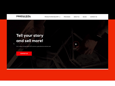 Propulzija - website agency design illustration ui ux website