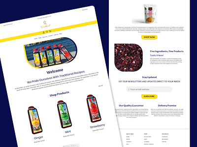 Organic Product Landing Page (Study Project)
