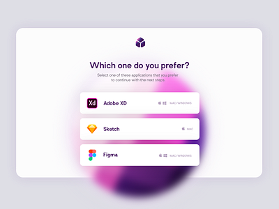 Which one do you prefer? - Layout box boxing clean color design glow gradient inspirational inspiring layout modern shadow typography user experience ux webdesign