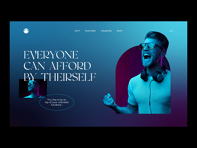 Spotlight UI branding classic color dark design inspirational layout ui ux web webdesign website